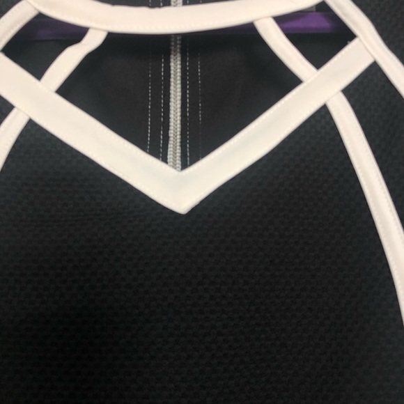 Do & Be | size M | black dress with white trim - Picture 2 of 6